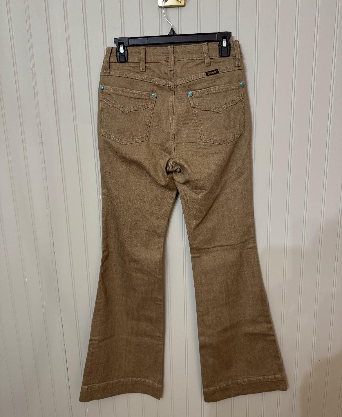 Flare Trousers Women’s Size 26 Tan