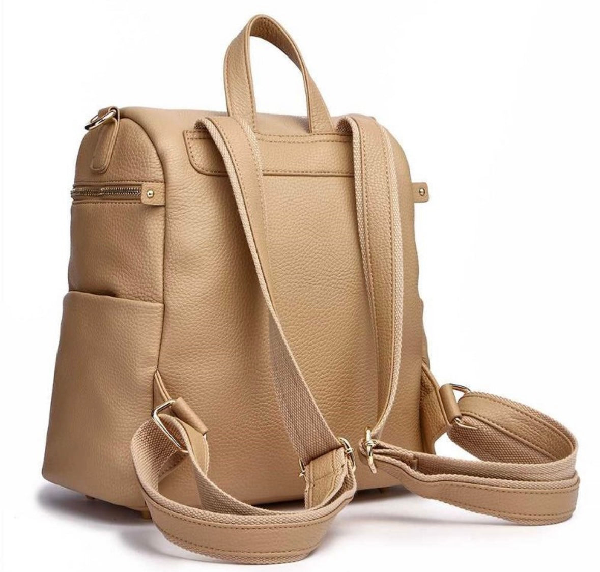 Luli Bebé Monaco Diaper Bag Latte Brown