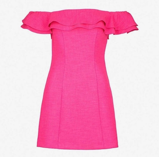 Topshop Ruffle Dress Women’s Size 2 Pink