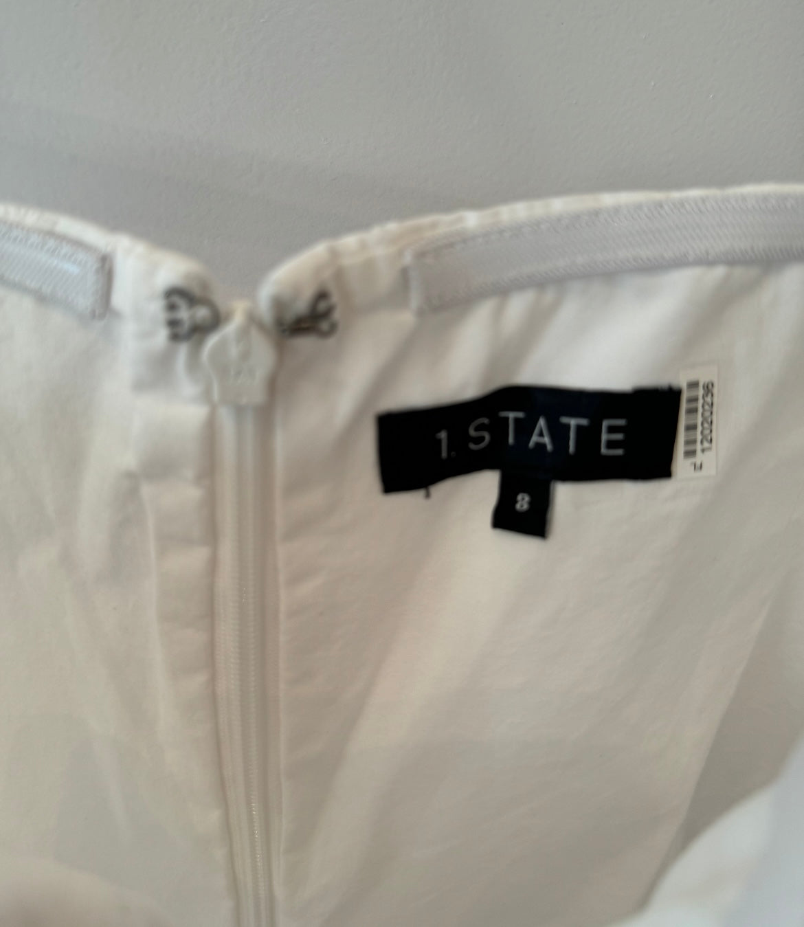 1 State Eyelet Romper Women’s Size 8 White