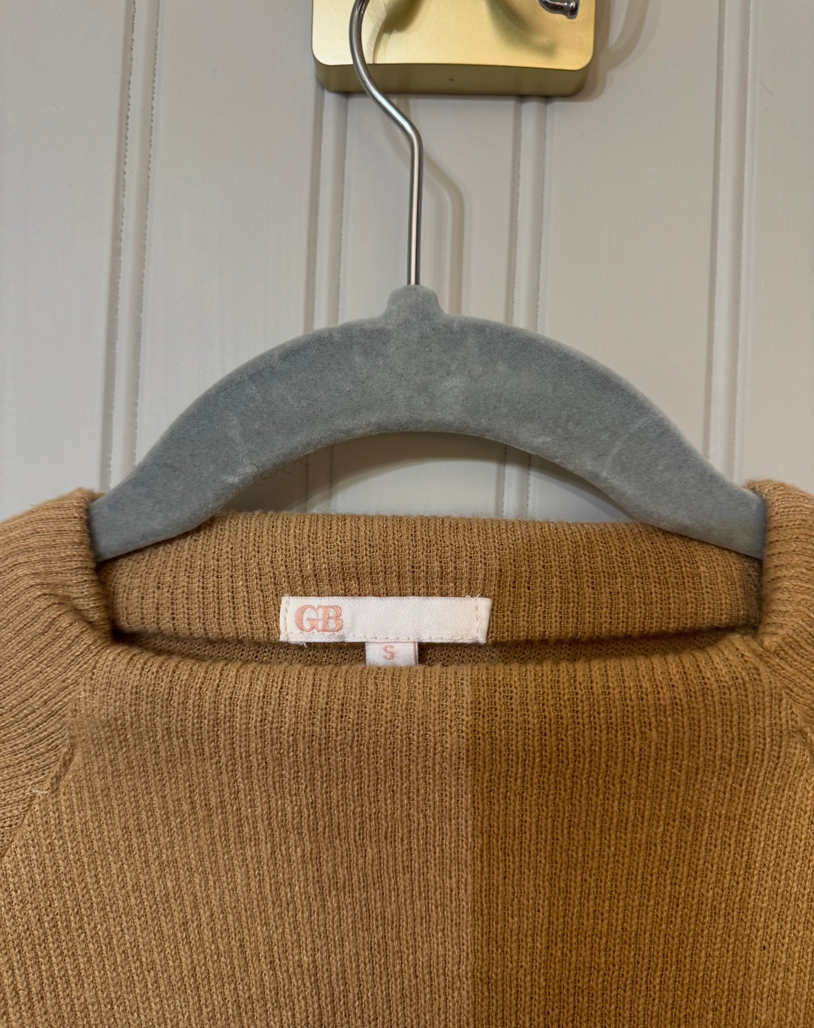 Knit Sweater Dress Women’s Small Tan