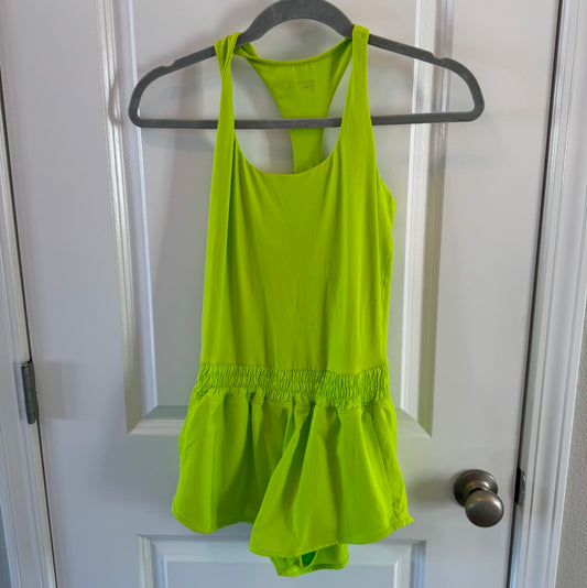 Offline by Aerie Active Romper Women’s Size Small Neon Green