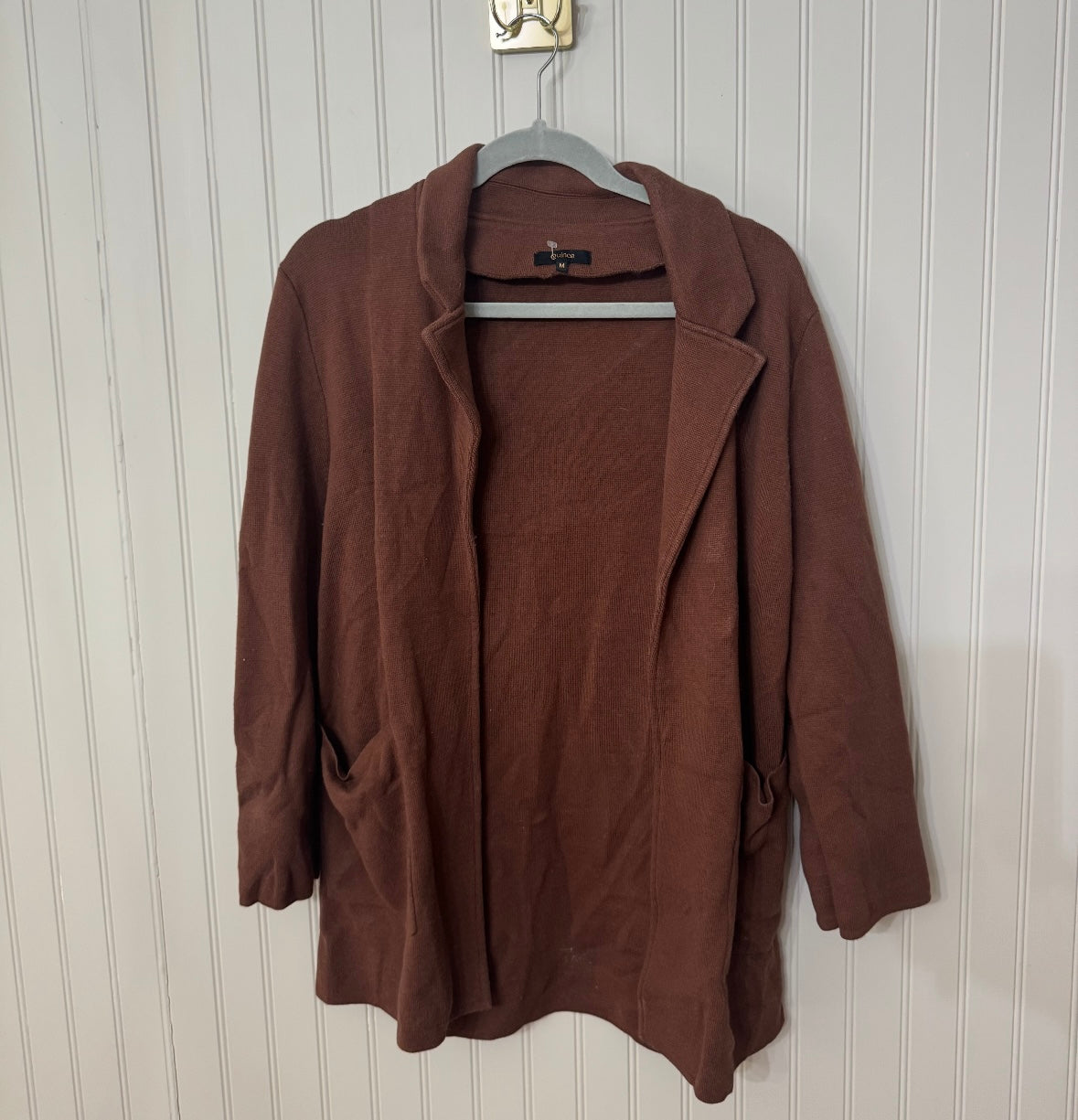 Quince Knit Blazer Women’s Medium Cappucinno