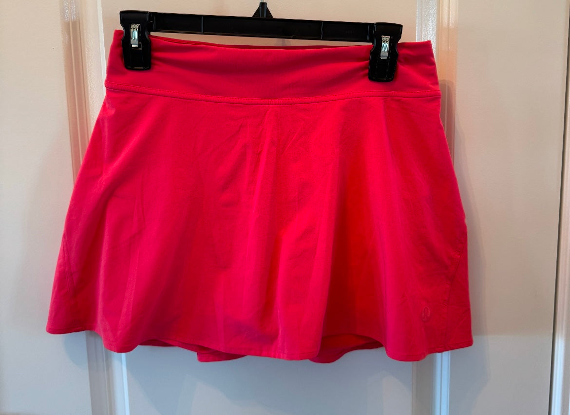 Lululemon Active Skort Women’s 6 Hot Pink