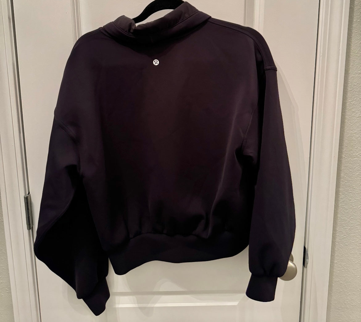 Lululemon Funnel Neck Pullover Women’s 8 Black