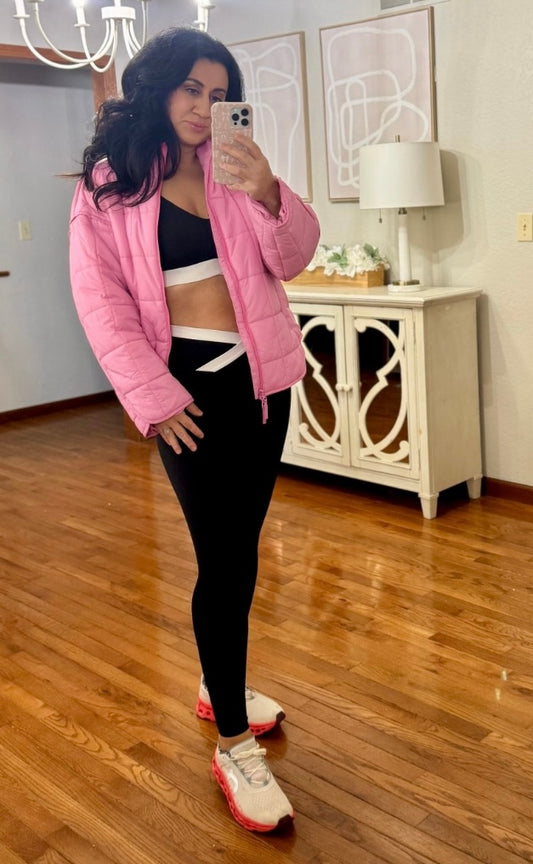 All in Motion Quilted Jacket Women’s XS Pink