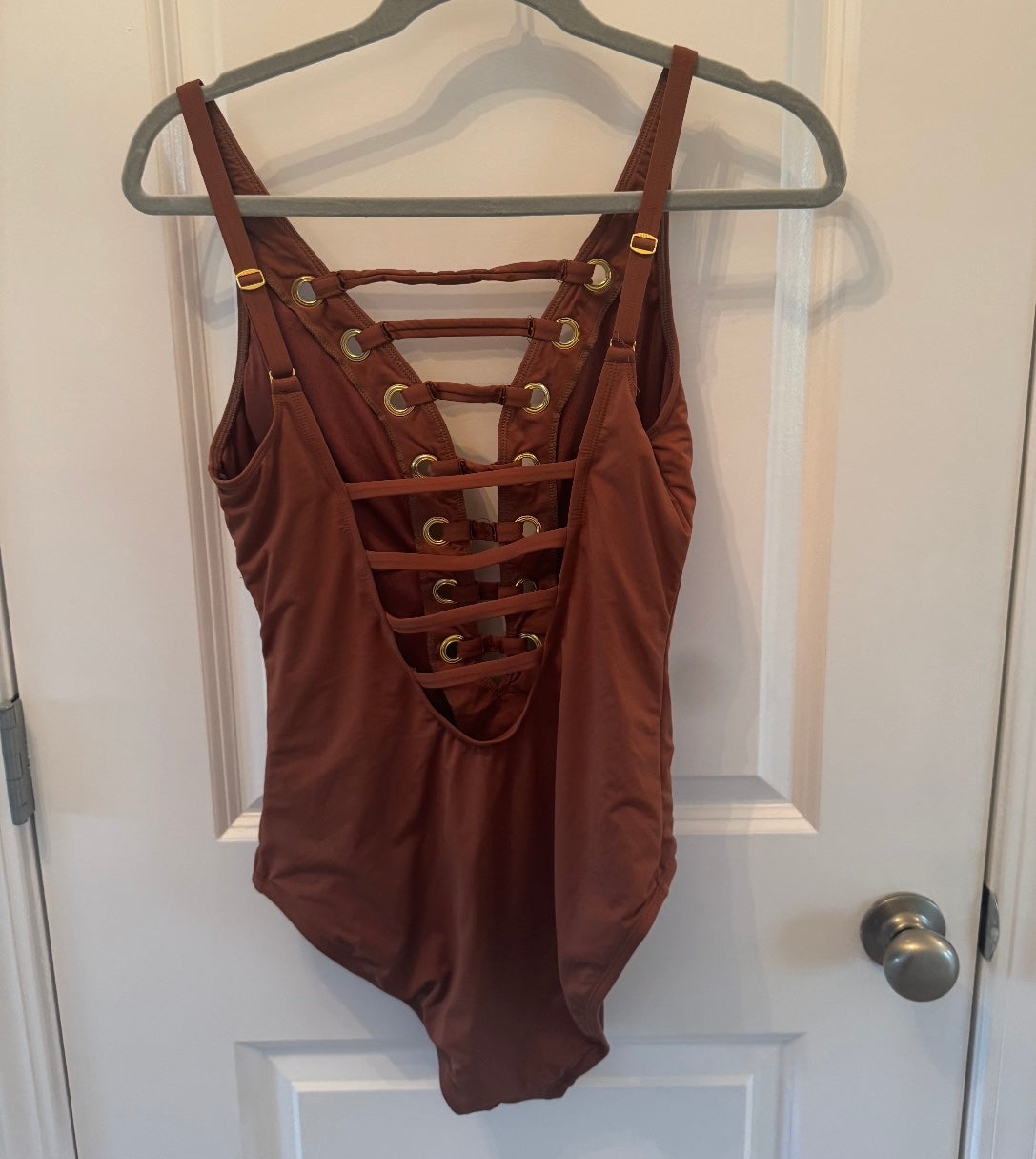 Bleu By Rod Beattie Swimsuit Women’s Size 10 Pecan