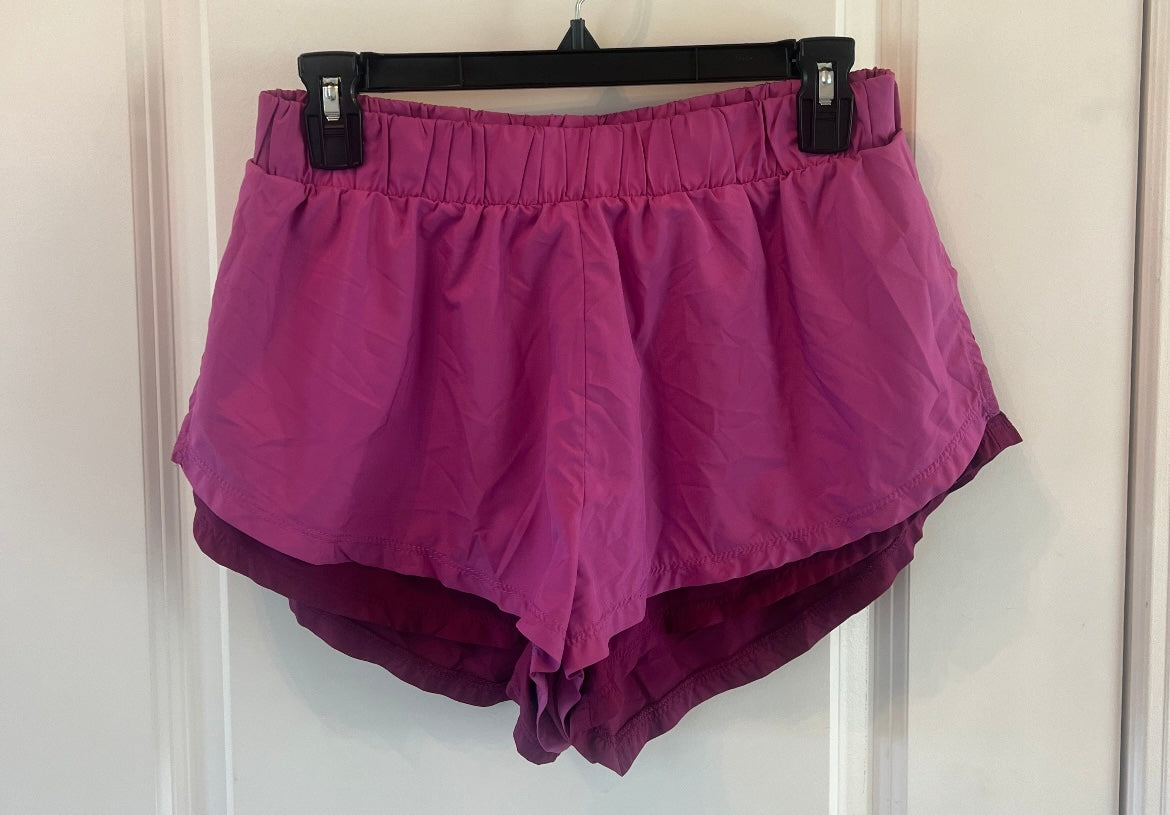 Free People FP Movement Active Shorts Women’s Size Small Magenta