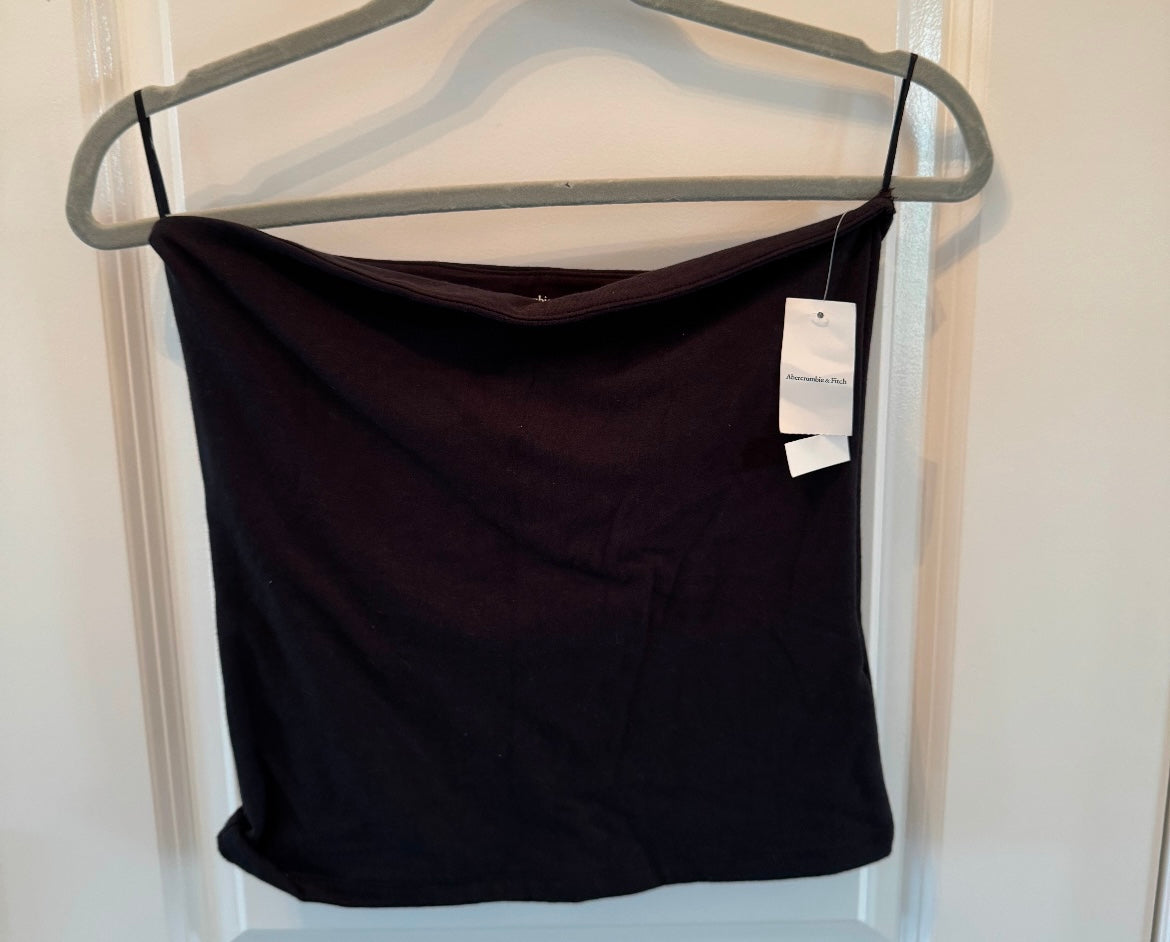 Abercrombie & Fitch Tube Top Women’s Medium Black NWT