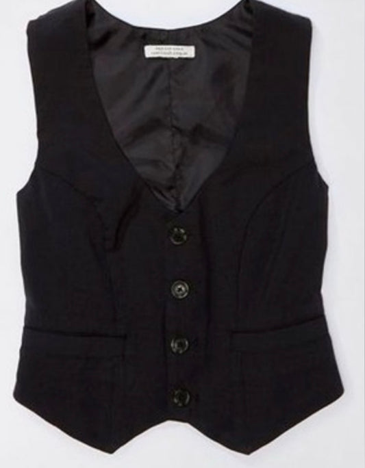 American Eagle x Maddie & Kenzie Ziegler Vest Women’s Medium Black