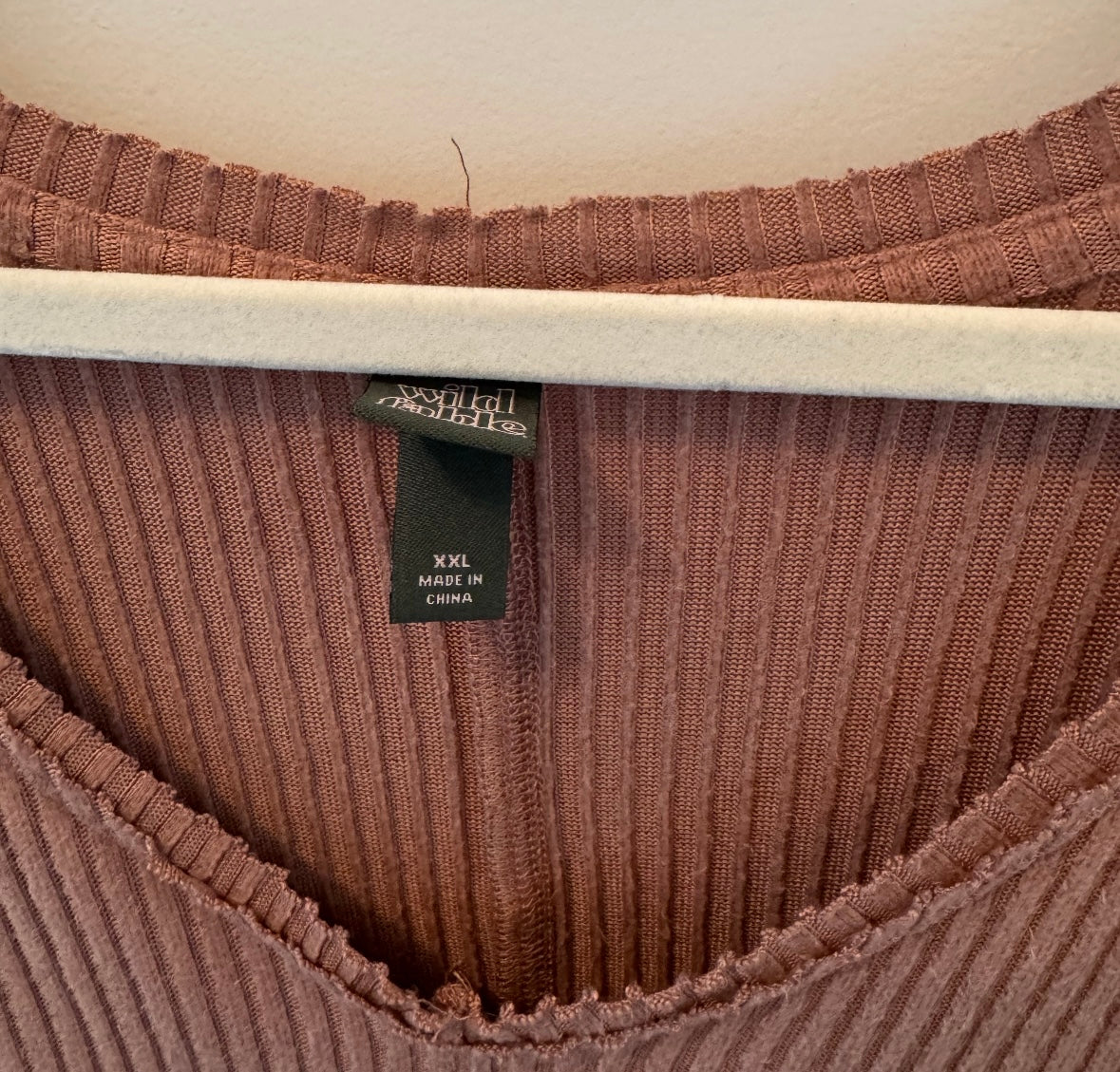 Wild Fable Knot Front Top Women’s XXL Brown