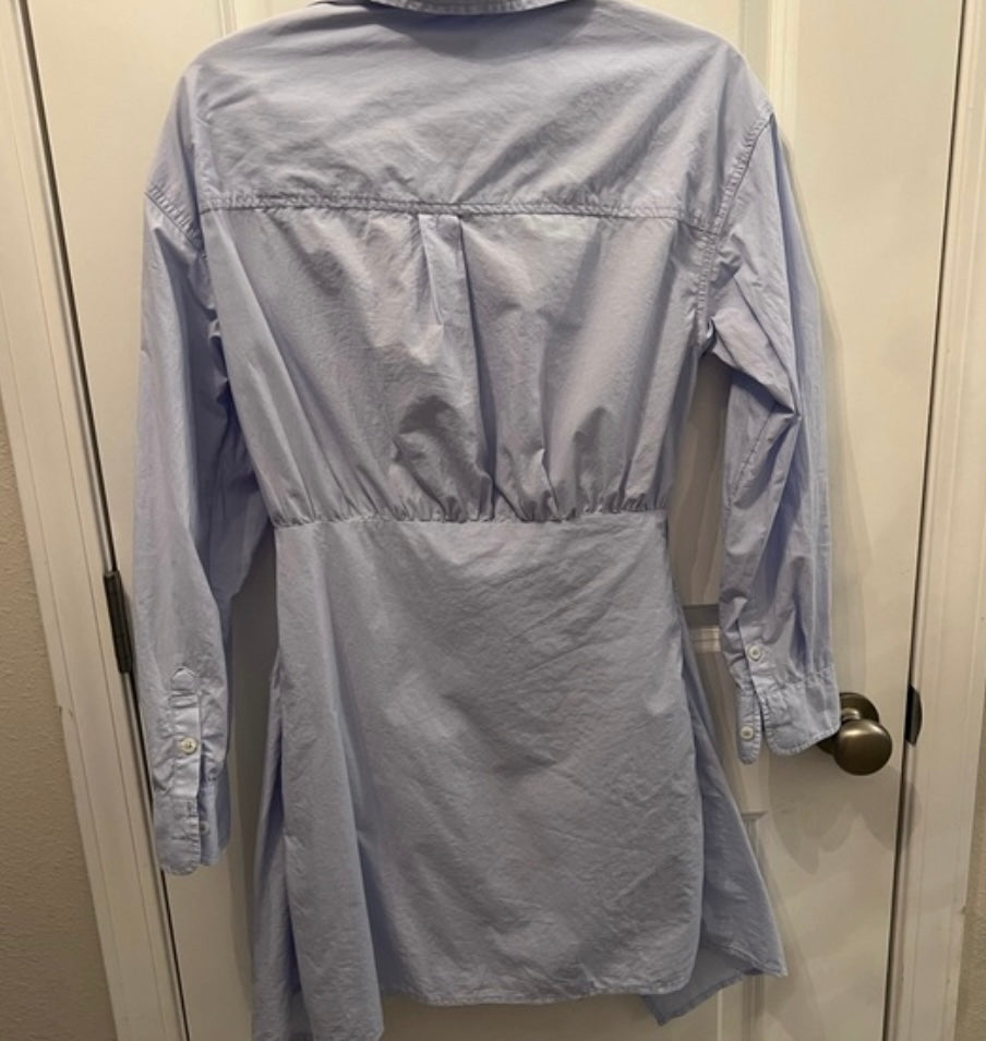 Universal Threads Button Front Shirt Dress Women’s Size Small 4-6 Blue
