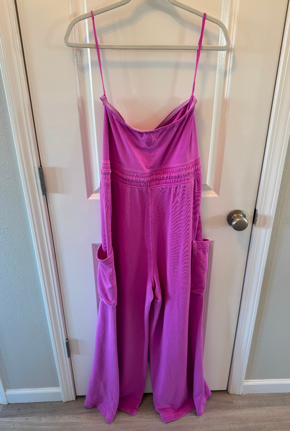 Free People FP Movement Grand Slam Onesie Cotton Jumpsuit Women’s Medium Magenta