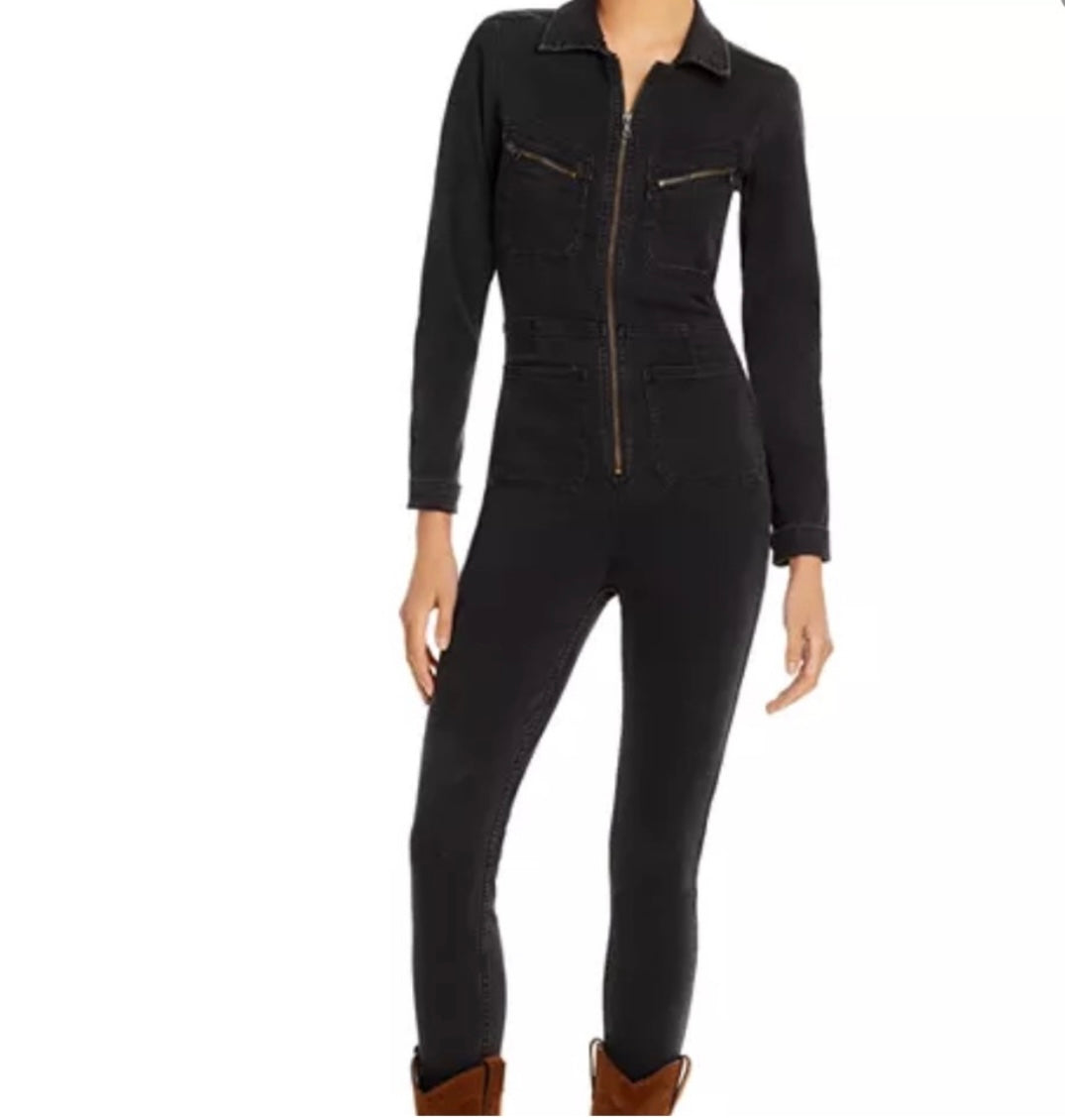 Free People Lennox Denim Jumpsuit Women’s Small