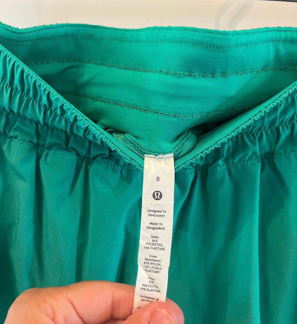 Lululemon Active Shorts Women’s Size 8 (Medium) Emerald