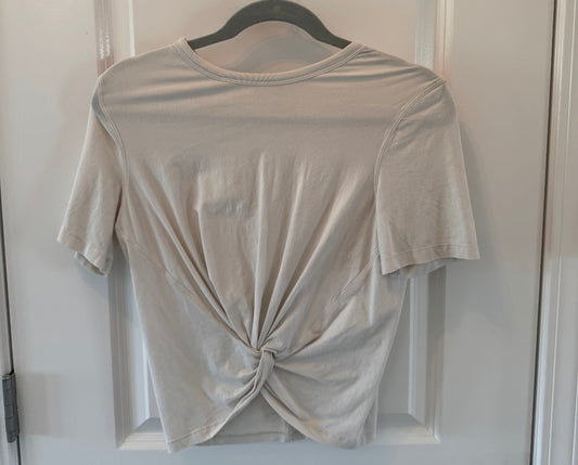 Lululemon Knotted Tee Women’s Size 4 White
