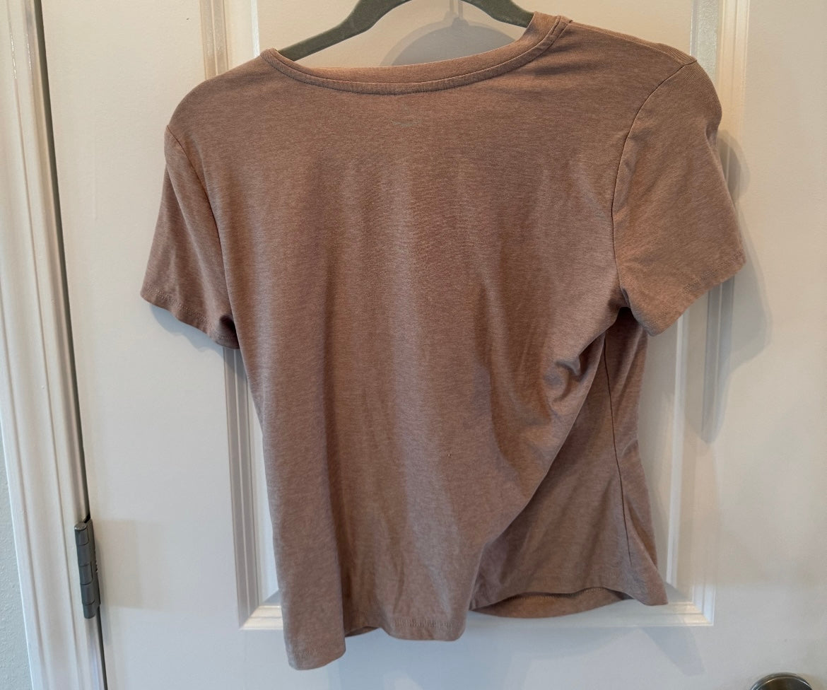 Beyond Yoga Featherweight for a Spin Tee Women’s Size Small Mauve