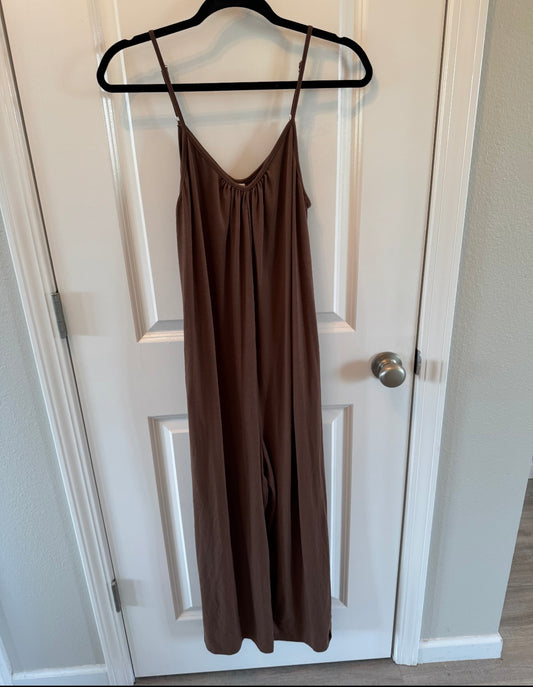 Anrabess Jumpsuit Women’s Medium Brown