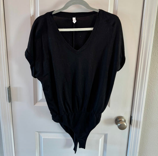 Wishlist VNeck Bodysuit Women’s Size Small Black