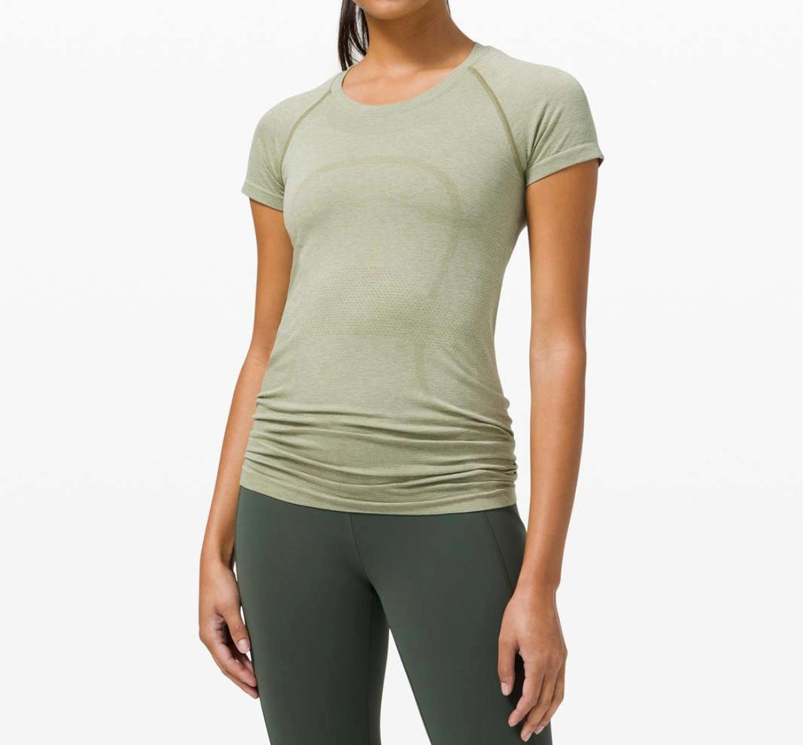 Lululemon Swiftly Tech Short Sleeve 2.0 Top Women’s Size 6 Rosemary Green