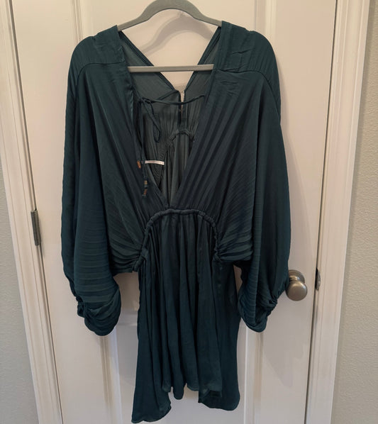 Free People Arzel Dress Women’s Large Green