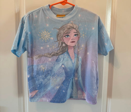 Disney Frozen Tee Toddler Size 3 Blue