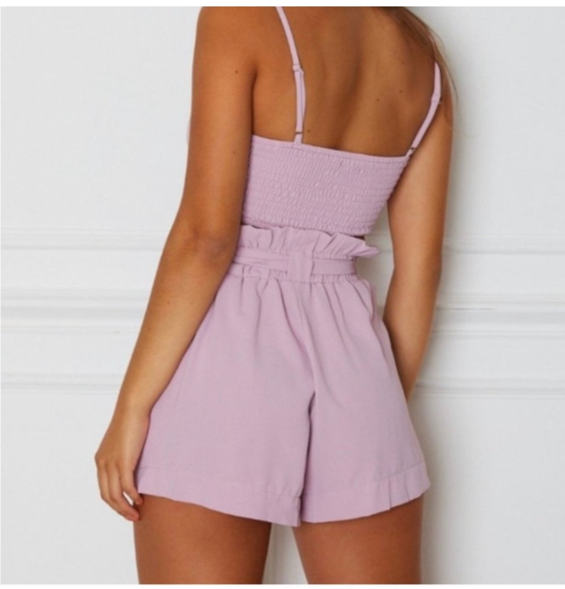White Fox Matching Set Women’s XS/S Lilac