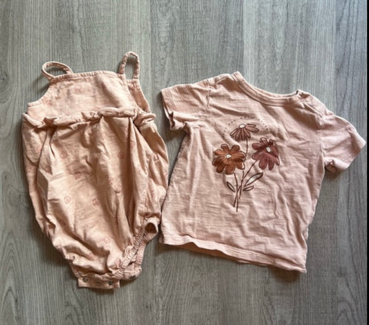 Little Co Lauren Conrad Baby Girl Bundle Size 9M Pink