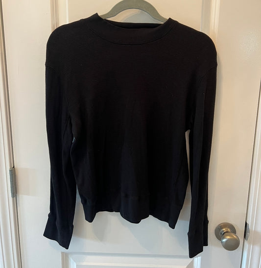 Longsleeve Crewneck Thermal Women’s Size Small Black