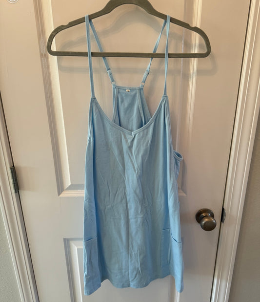 Active Dress w Built In Shorts Women’s Size Small Pastel Blue