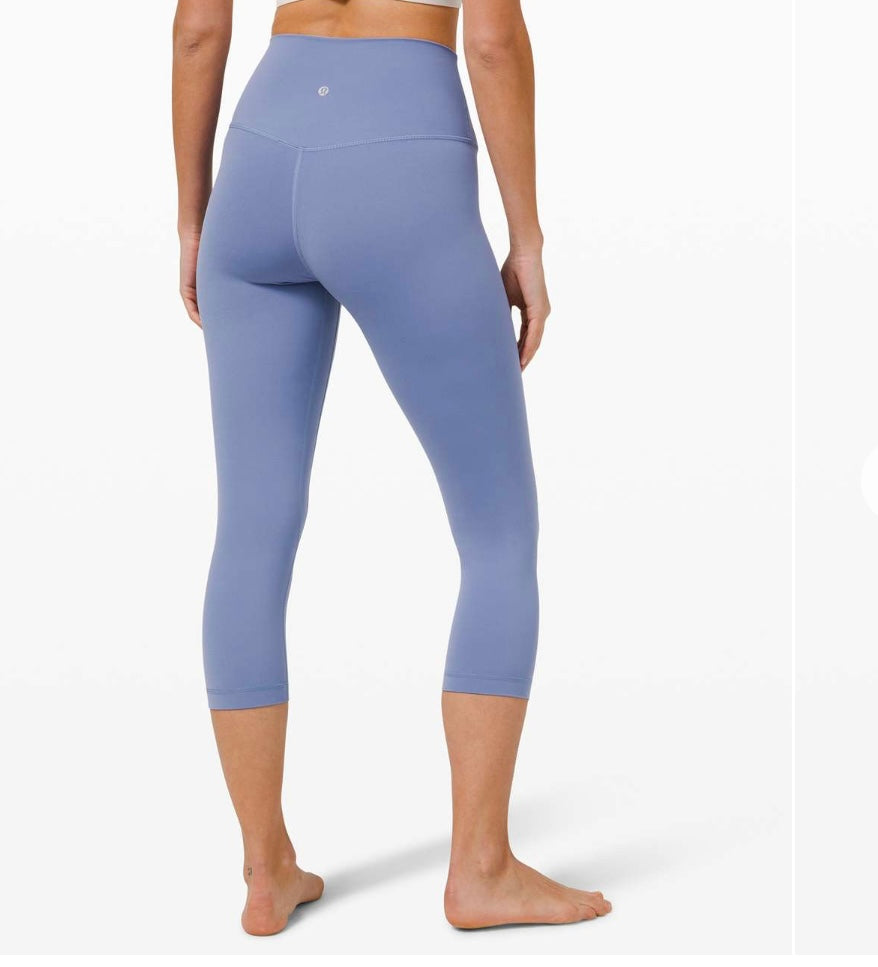 Lululemon Align Crop 21in Leggings Women’s Size 4 Water Drop