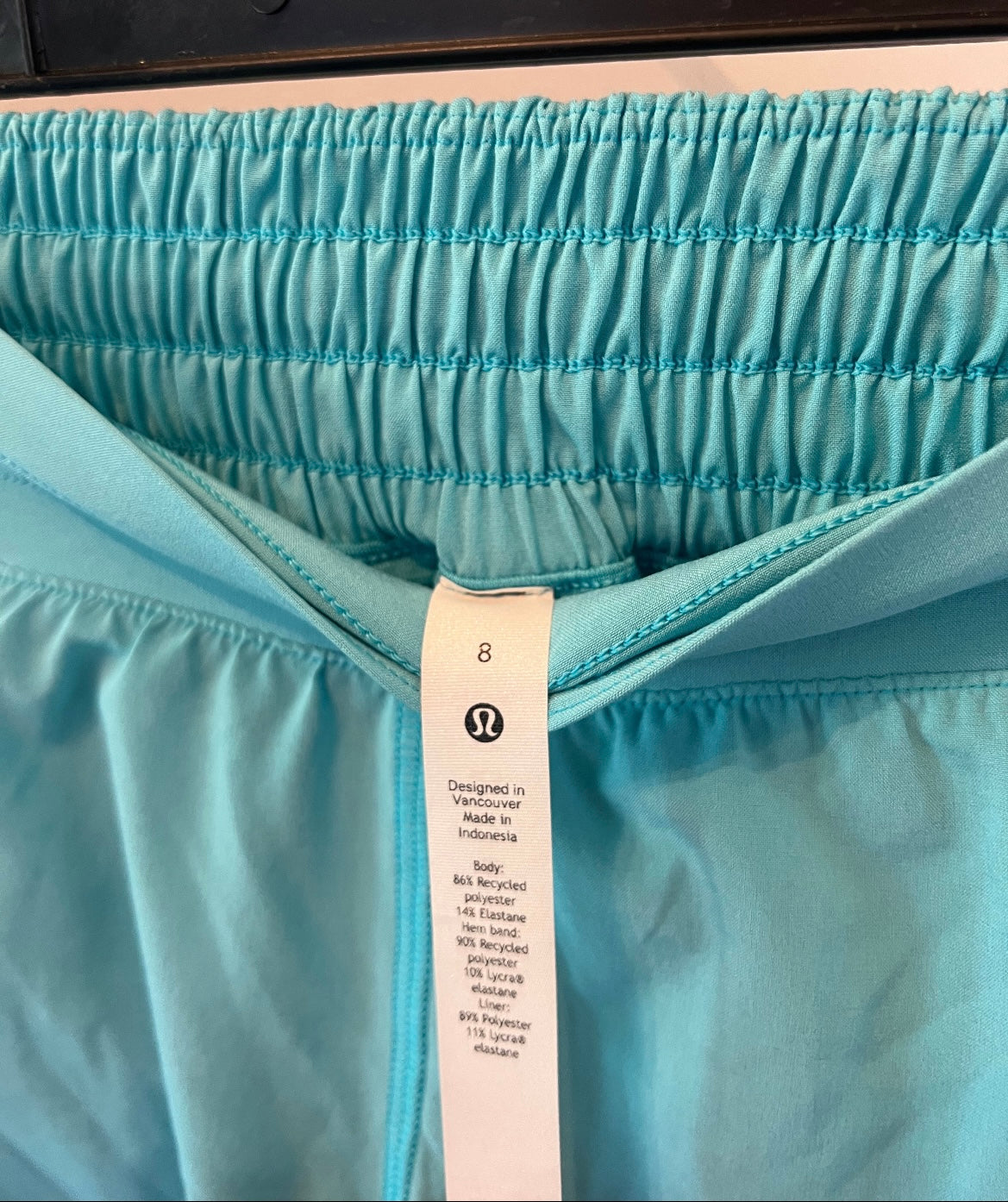 Lululemon Active Shorts Women’s Size 8 (Medium) Aqua