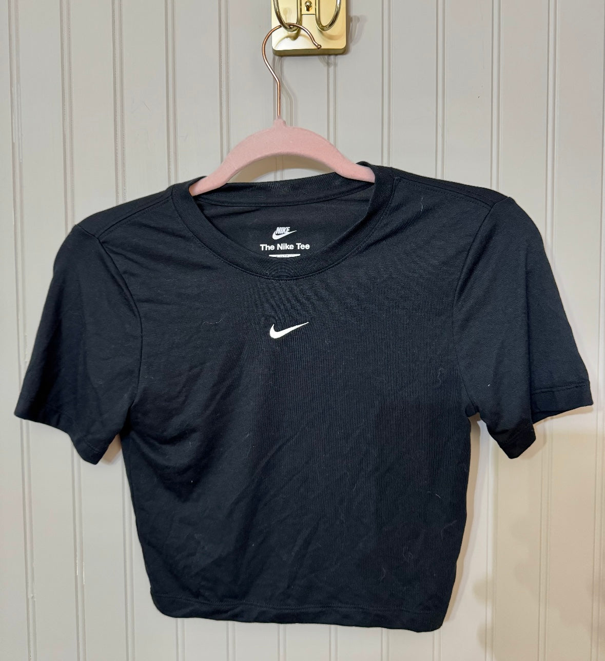 Nike Slim Crop Tee Women’s XS Black NWT