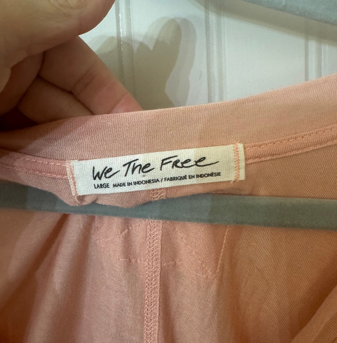 Free People VNeck Tunic Women’s Large Peach