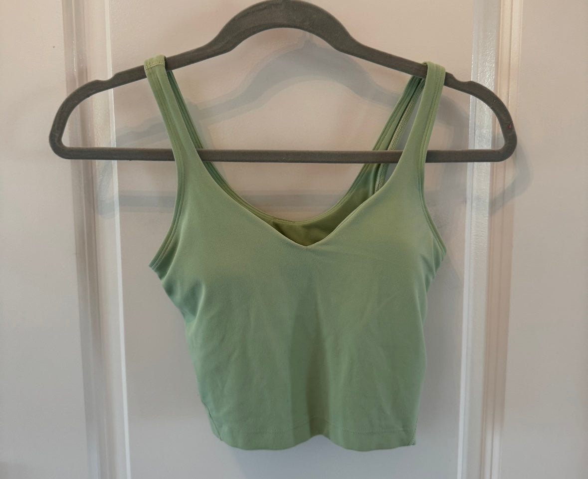 Lululemon Active Tank Women’s Size 2 Sage Green