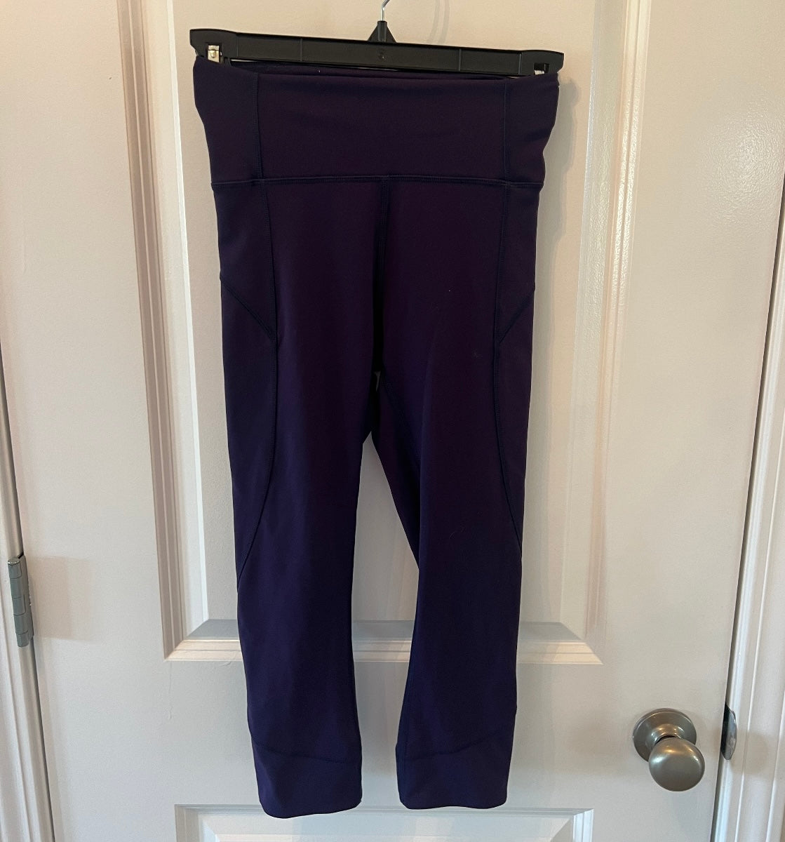 Lululemon High Rise Crop Leggings Women’s 2 Navy