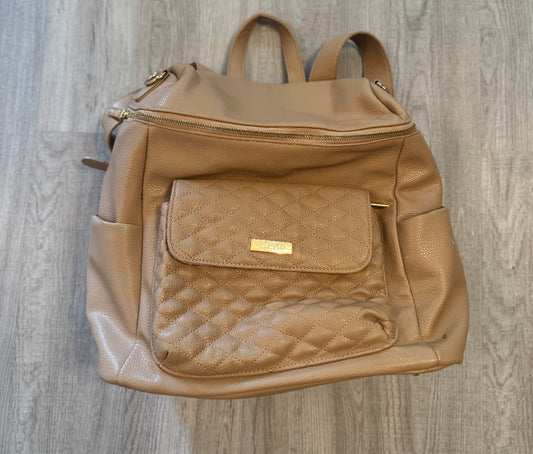 Luli Bebé Monaco Diaper Bag Latte Brown