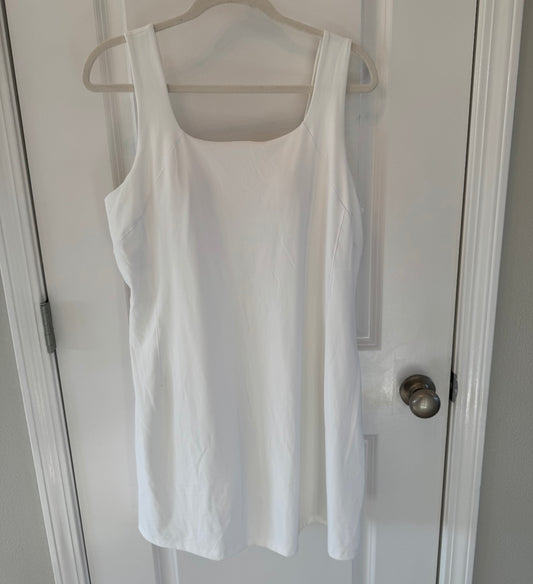 Calia Active Dress w Built In Shorts Women’s XL White NWT