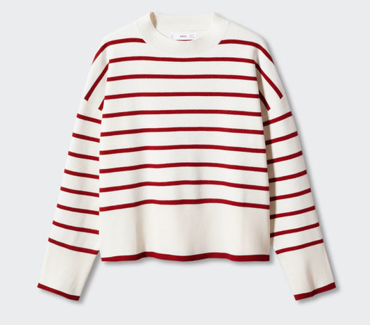 Mango Oversized Stripe Sweater Women’s Small