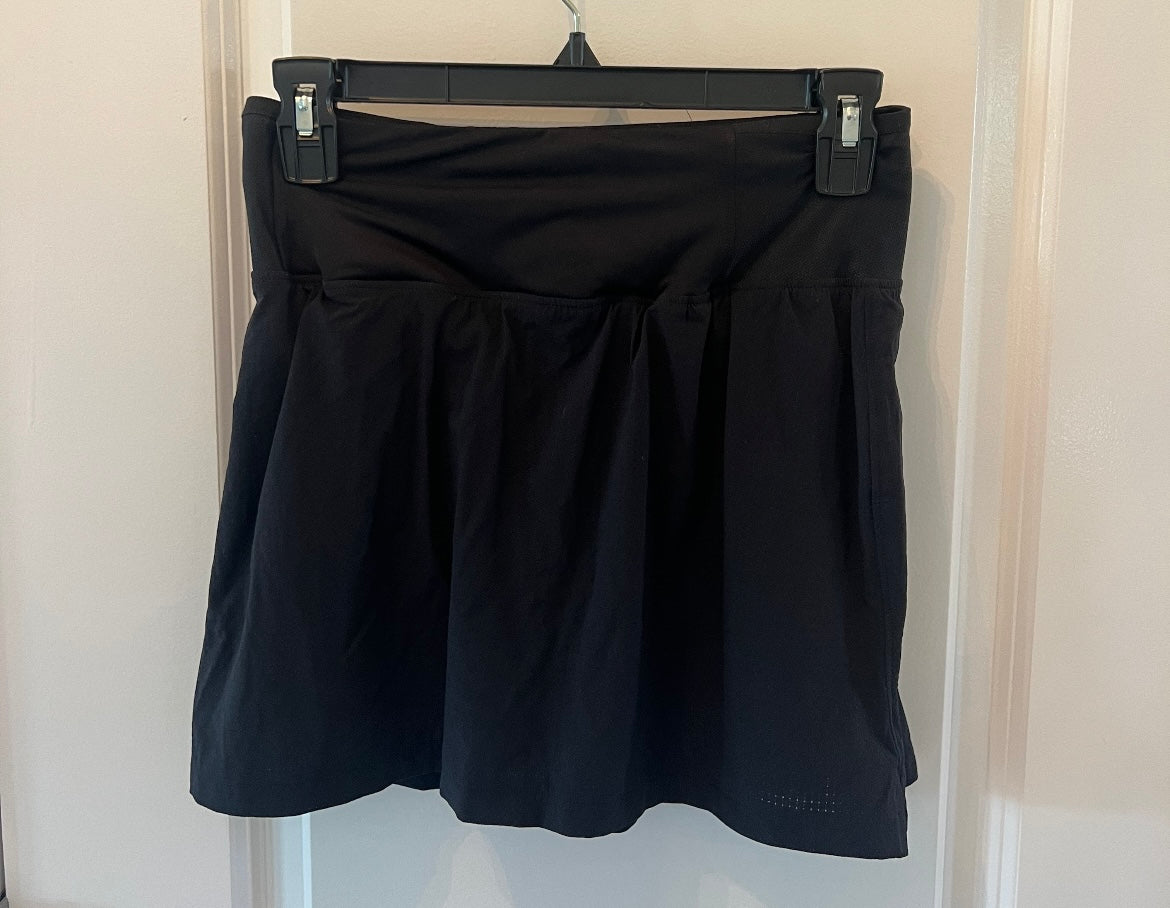 Under Armour SpeedPocket Trail Skirt w Built In Shorts Women’s Size Small Black