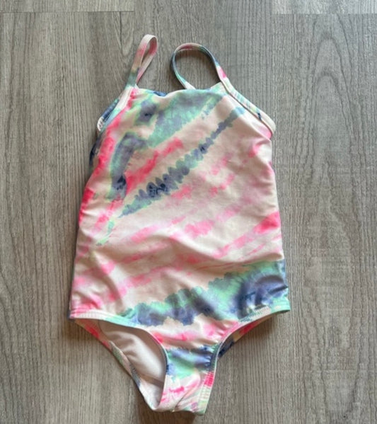 Gap Tie Dye One Piece Toddler Girl Swimsuit Size 2 Years