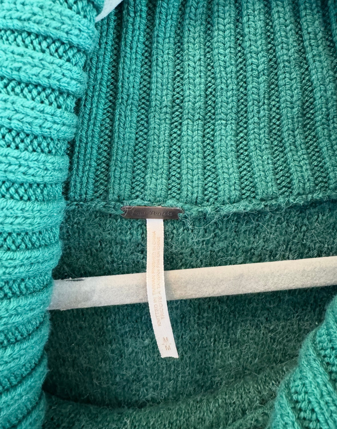 Free People Chunky Sweater Women’s Medium Teal