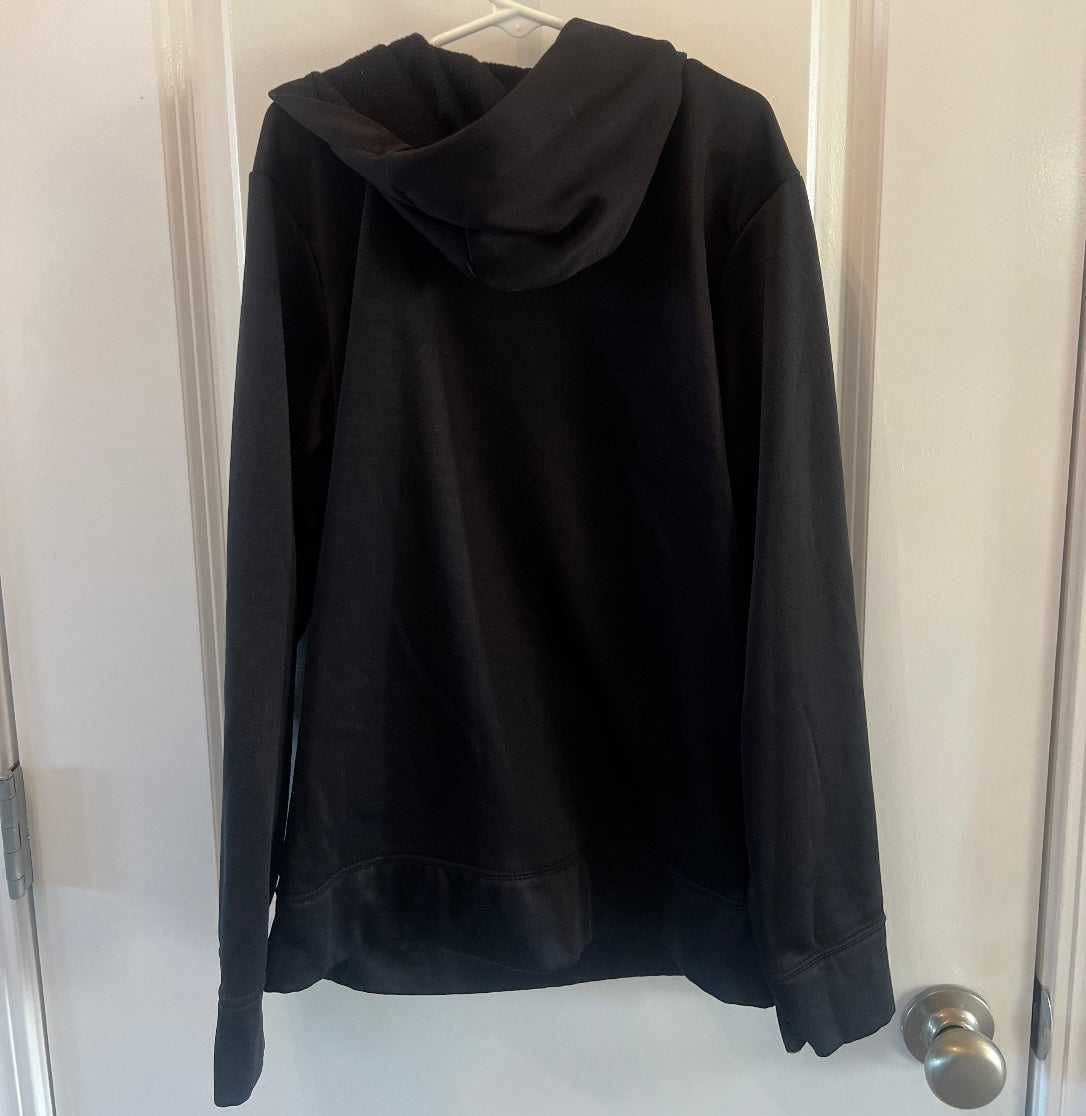 Jordan Embroidered Logo Hoodie Youth Boy’s Size Large Black