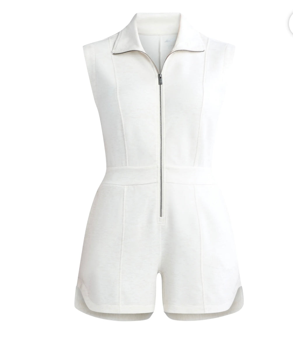 Knit Zip Front Romper Women’s Medium