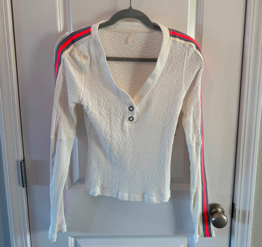 Free People FP Movement Recovery Layer Top Women’s Medium White NWT