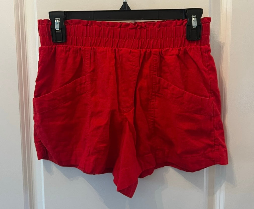 A New Day Elastic Waist Shorts w Pockets Women’s Size XS Red