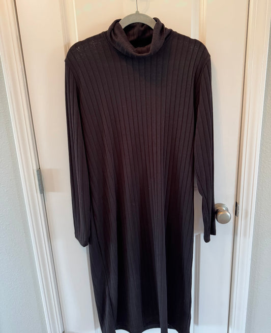 H&M Knit Midi Dress Women’s XL Brown