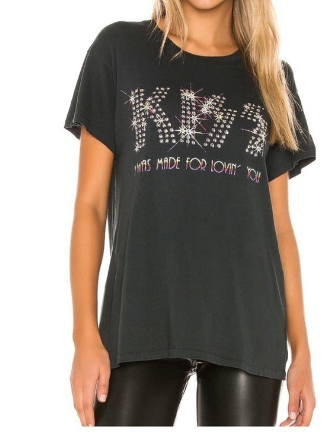 Revolve Daydreamer Kiss Tour Tee Women’s Medium