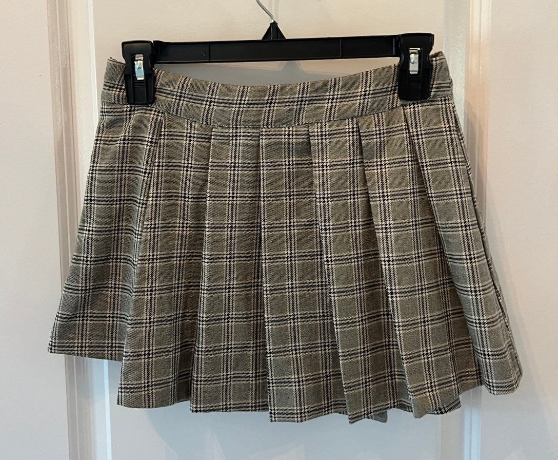 Zara Plaid Pleated Schoolgirl Skirts Jr’s 13-14 NWT