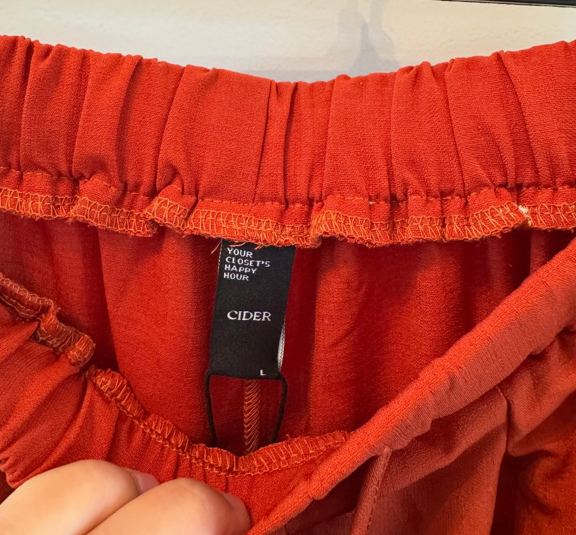 Cider Wide Leg Pants Women’s Large NWT